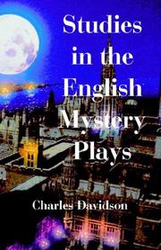 Cover of: Studies in the English Mystery Plays