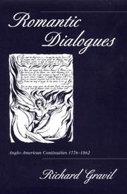 Cover of: Romantic dialogues: Anglo-American continuities, 1776-1862