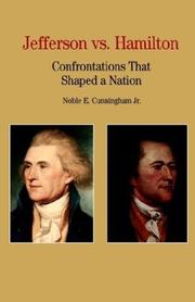 Cover of: Jefferson vs. Hamilton by Noble E. Cunningham