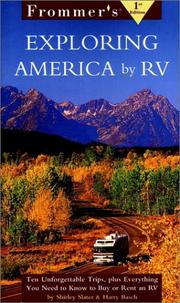 Cover of: Frommers Exploring America by RV, 1st Edition