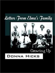 Cover of: Letters From Elma's Family by Donna Hicks