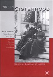 Cover of: Not in sisterhood by Deborah Lindsay Williams