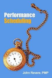 Cover of: Performance Scheduling