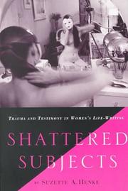 Cover of: Shattered Subjects | Suzette A. Henke