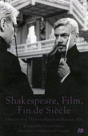 Cover of: Shakespeare, film, fin de siècle