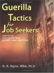 Cover of: Guerilla Tactics for Job Seekers by R. E. Payne
