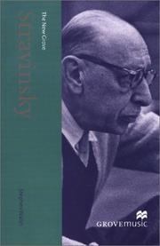 Cover of: The New Grove Stravinsky by Stephen Walsh