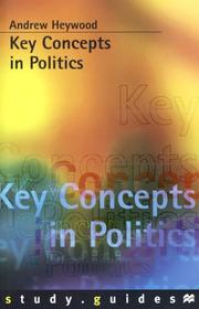 Cover of: Key Concepts in Politics (How to Study)