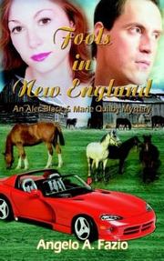 Cover of: Fools in New England: An Alec Black & Marie Quilby Mystery