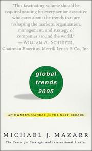 Cover of: Global Trends 2005: An Owner's Manual for the Next Decade