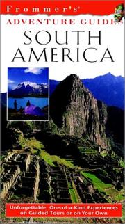 Cover of: Frommer's Adventure Guides--South America, 1st Edition (Frommer Other) by Arthur Frommer