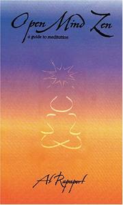 Cover of: Open Mind Zen: A Guide to Meditation