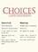 Cover of: Choices