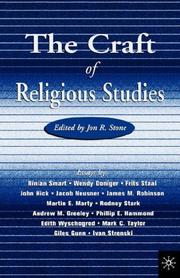 Cover of: The Craft of Religious Studies by Jon R. Stone