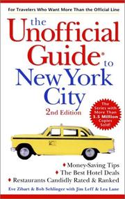 Cover of: The Unofficial Guide to New York City (Unofficial Guide to New York City, 2nd)
