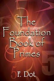 Cover of: The Foundation Book of Primes