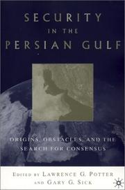 Cover of: Security in the Persian Gulf by 