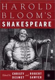 Cover of: Harold Bloom's Shakespeare