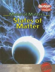 Cover of: States Of Matter (Material Matters/Freestyle Express)