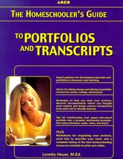Cover of: Homeschooler's Guide to Transcipts and P by Arco