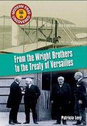 Cover of: From The Wright Brothers To The Treaty Of Versailles by Sean Sheehan, Sean Sheehan