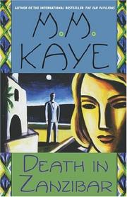 Cover of: Death in Zanzibar by M.M. Kaye