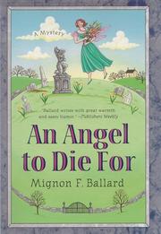 An angel to die for by Mignon F. Ballard