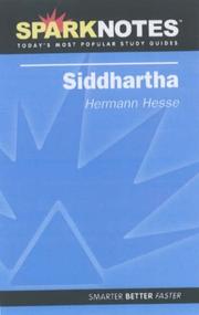 Cover of: Siddhartha (SparkNotes Literature Guide) (SparkNotes Literature Guide)