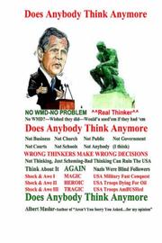 Cover of: Does Anybody Think Anymore