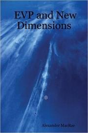 Cover of: EVP and New Dimensions