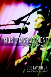 Cover of: Music Management for the Rest of Us by Jr., Joe Taylor