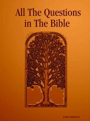 Cover of: All The Questions in The Bible