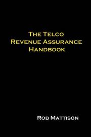 Cover of: The Telco Revenue Assurance Handbook