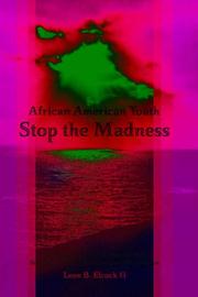 Cover of: African American Youth - Stop The Madness