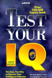 Cover of: Test Your IQ, 5 Edition (Study Aids/On-the-Job Reference)