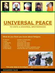 Cover of: Universal Peace: To Unite Atheism, Islam, Christianity, Judaism and Hinduism