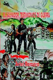 Cover of: El Salvador, testimonios de guerra