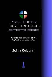 Cover of: Selling High Value Software