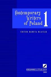 Cover of: Contemporary Writers of Poland by Błaszak Danuta
