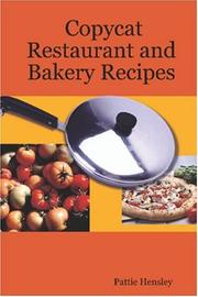 Cover of: Copycat Restaurant and Bakery Recipes