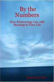 Cover of: By the Numbers by Rosemary, K. West