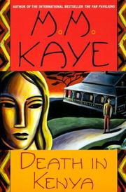 Cover of: Death in Kenya by M.M. Kaye