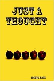 Cover of: Just a Thought