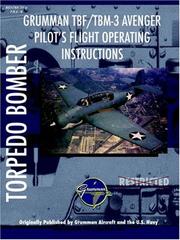 Cover of: Grumman TBM Avenger Pilot's Flight Manual