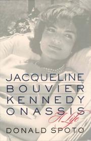 Cover of: Jacqueline Bouvier Kennedy Onassis by Donald Spoto
