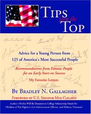 Cover of: Tips from the Top by Bradley N. Gallagher