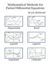 Cover of: Mathematical Methods for Partial Differential Equations