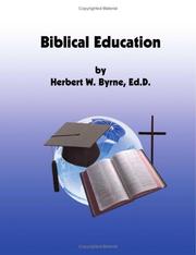 Cover of: Biblical Education: A Bible Study Guide