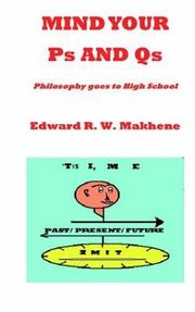 Cover of: Mind Your Ps and Qs: Philosophy Goes to High School