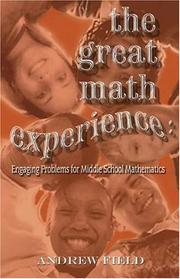 Cover of: The Great Math Experience by Andrew Field